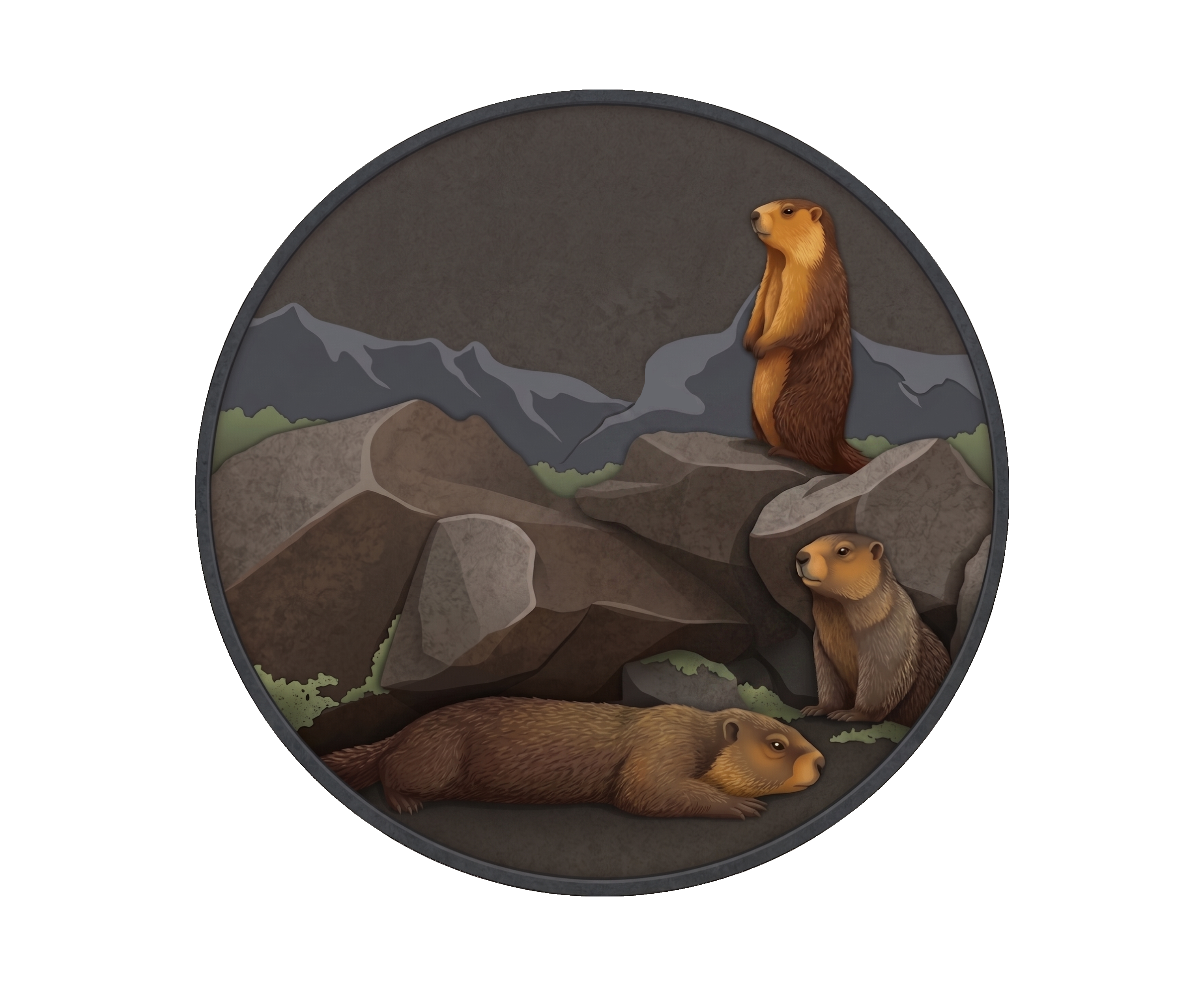 Marmot Hill Woodcraft Emblem