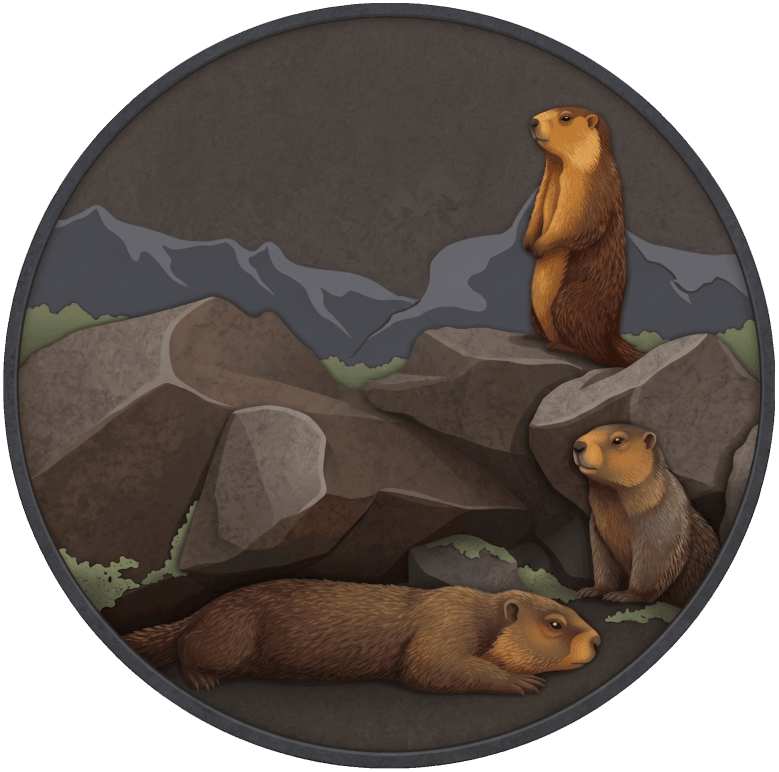 Marmot Hill Woodcraft Emblem